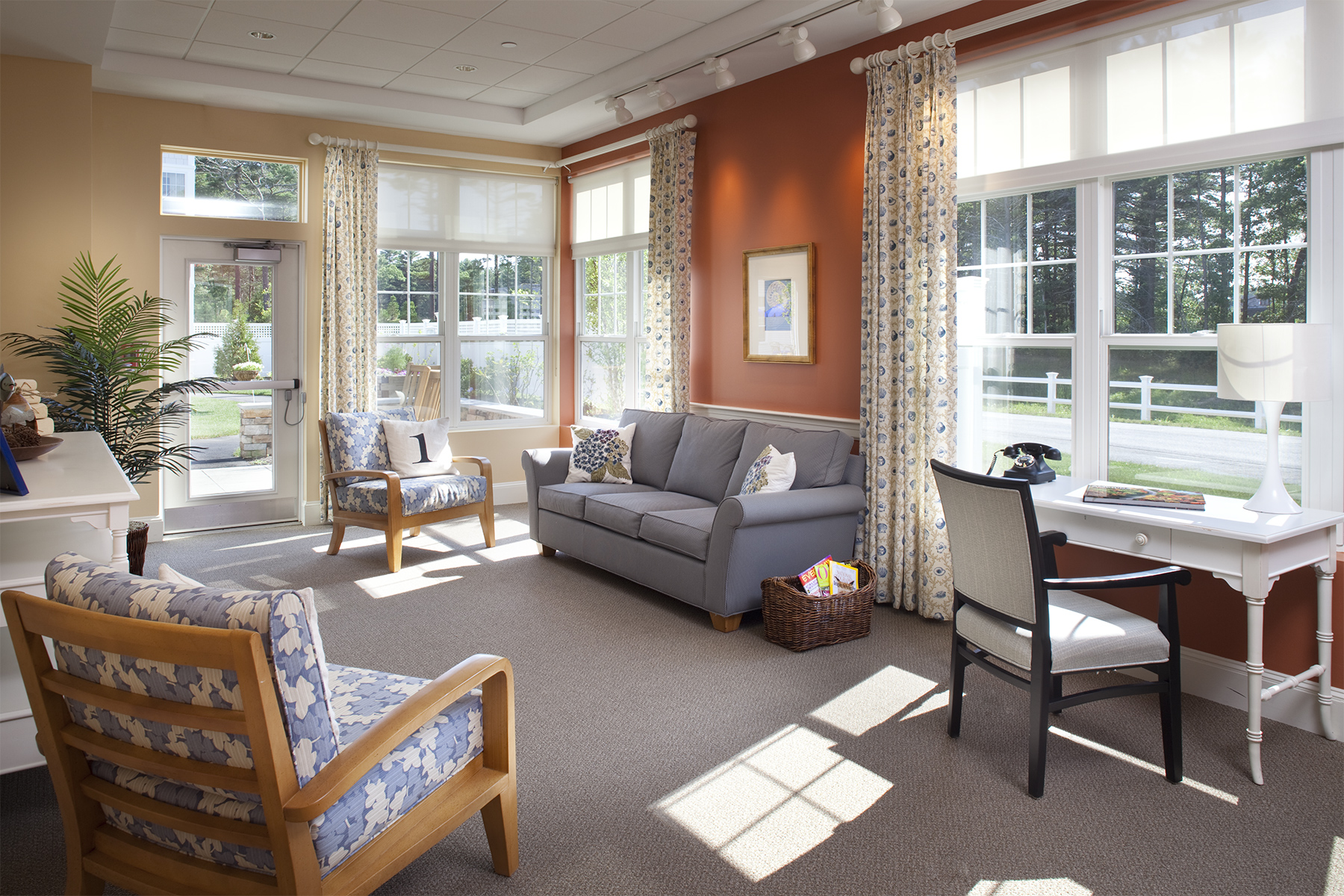 Sunroom in a senior living community