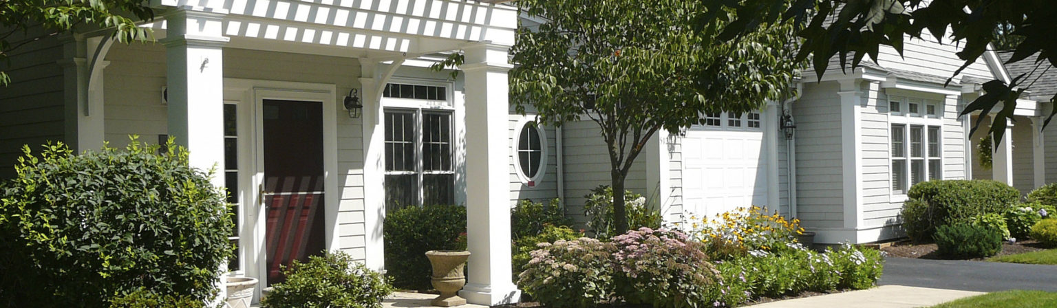 Exterior of a Garden Home on a Welch Senior Living property